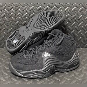 Nike Air Penny II SP Stussy Black DQ5674-001 Mens Size 5.5 Womens Size 7‎